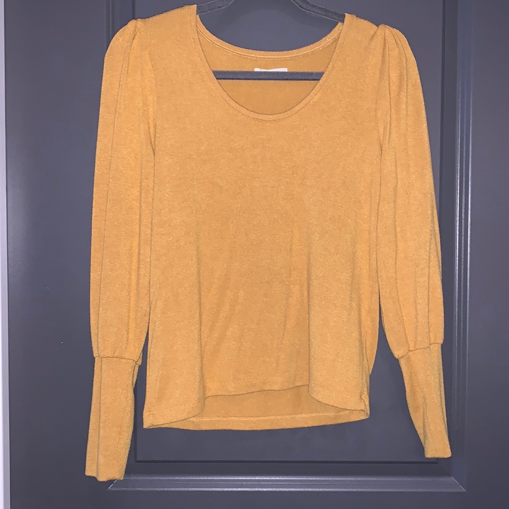 Madewell mustard top